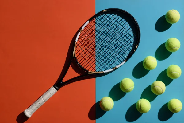 depositphotos 166766482 stock photo tennis racket and balls